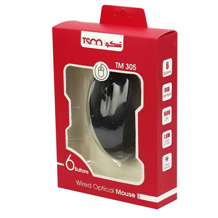 موس سیمی تسکو مدل TM 305 - 4