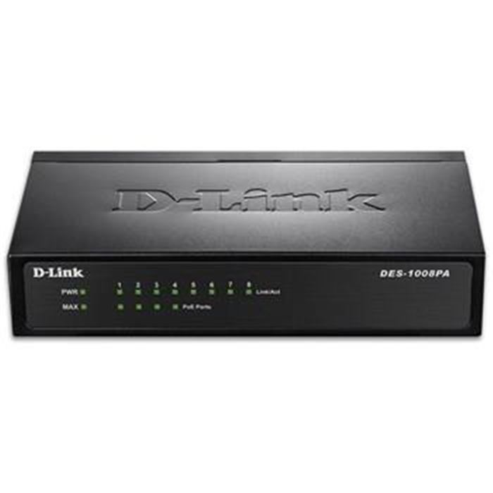 سوییچ 8 پورت POE دی-لینک مدل DES-1008PA - 2