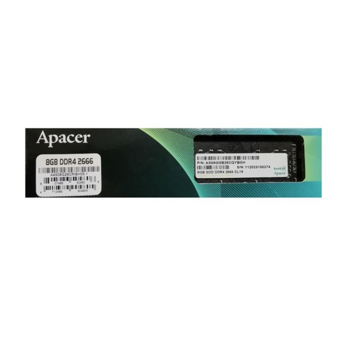 رم لپ تاپ DDR4 اپیسر با ظرفیت 8 گیگابایت و فرکانس 2666 مکاهرتز - 2