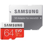 Samsung Evo Plus UHS-I U3 microSDXC With Adapter - 64GB