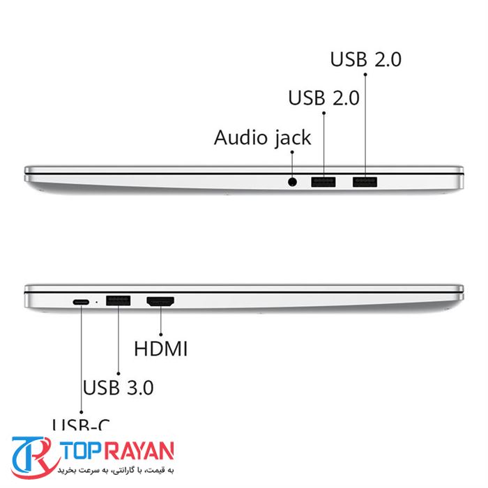 لپ تاپ 15 اینچی هوآوی مدل MateBook D 15 - A با پردازنده Ryzen - 10