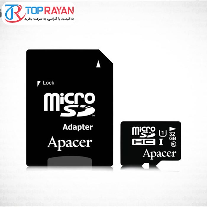 کارت حافظه‌ی اپیسر microSDHC 32GB UHS-I Class10 With Adapter - 2