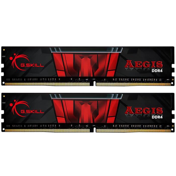 رم کامپیوتر DDR4 دو کاناله 3000 مگاهرتز CL16 جی اسکیل مدل AEGIS ظرفیت 32 گیگابایت - 2