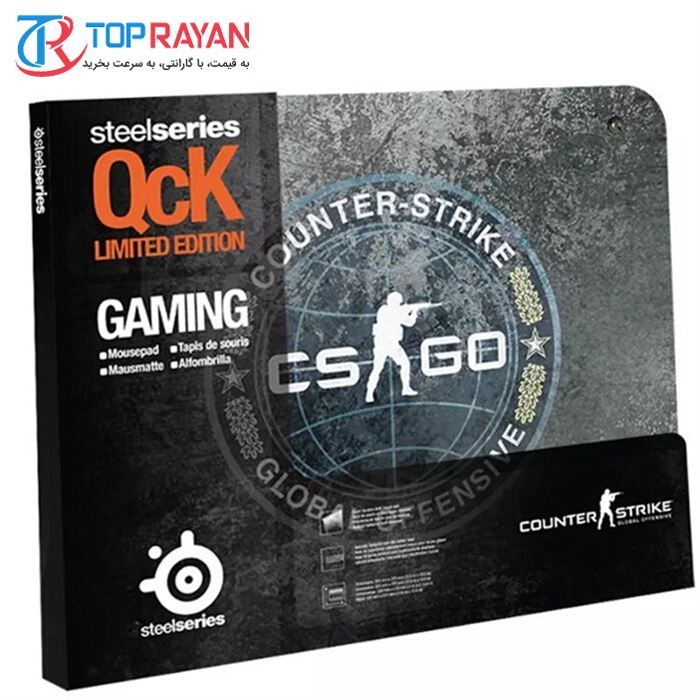 ماوس پد استیل سریز مدل QCK CS Go - 2