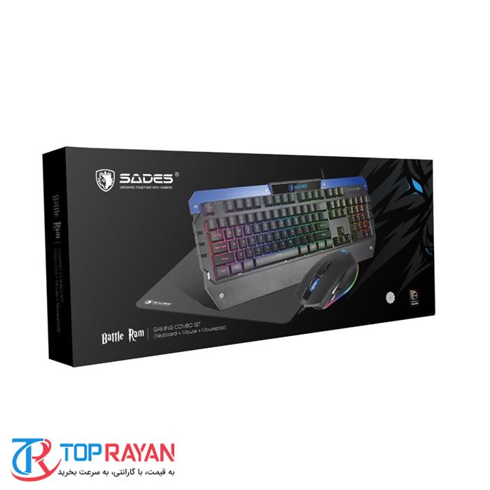 ست کمبوی گیمینگ سدس مدل Battle Ram همراه ماوس و ماوس پد - 8