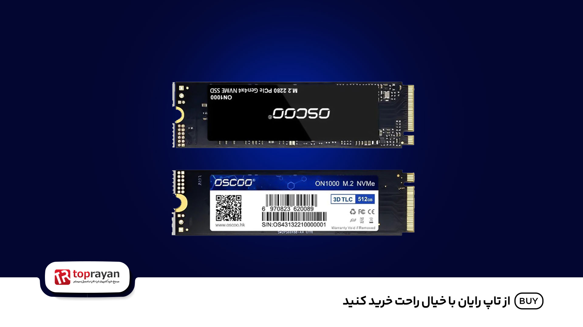 اس اس دی اسکو SSD Oscoo ON1000 Pro Heatsink 1TB