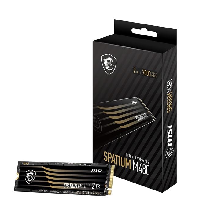 حافظه SSD اینترنال ام اس آی مدل SPATIUM M480 PCIe 4.0 NVMe M.2 ظرفیت 2TB