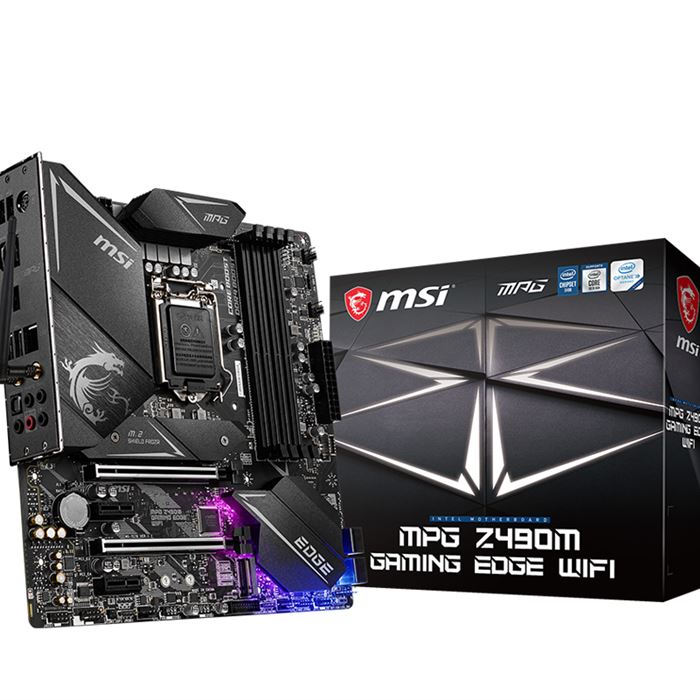 مادربرد ام اس آی مدل MPG Z490M GAMING EDGE WIFI سوکت 1200 - 4
