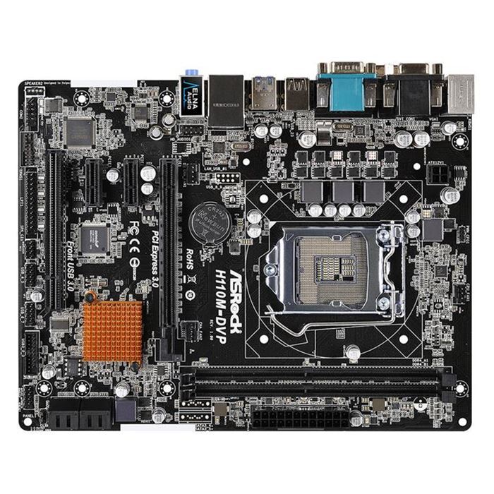 مادربرد ازراک مدل H110M-DVP سوکت 1151 - 4
