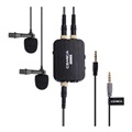 Comica CVM-D03 Dual Omni-Directional Lavalier Microphone
