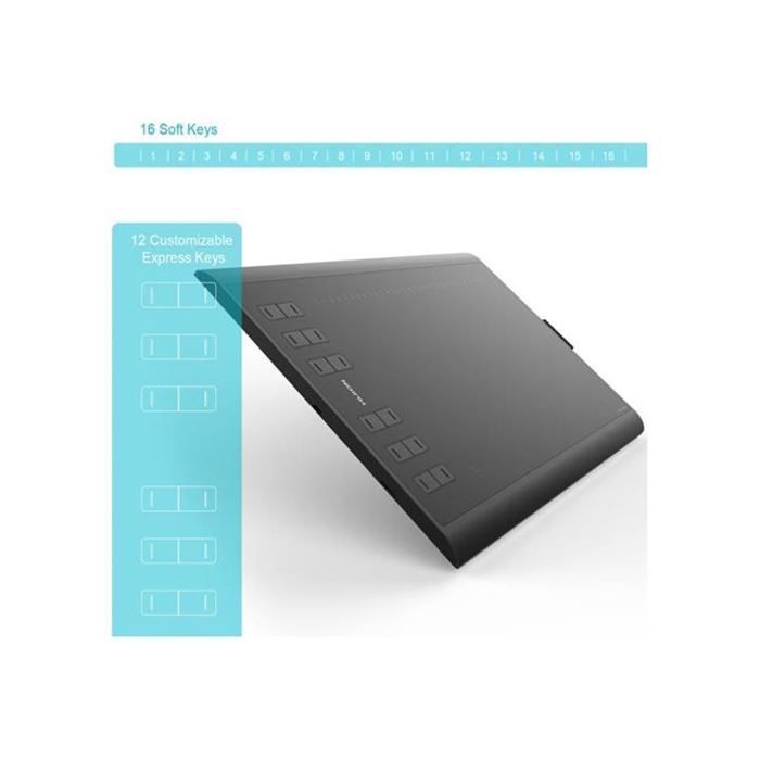 تبلت گرافیکی و قلم نوری هوئیون مدل 1060 Plus - 3