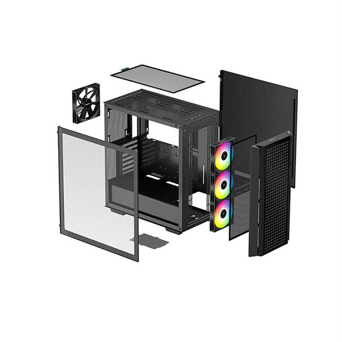 کیس گیمینگ دیپ کول مدل CG540 - 3