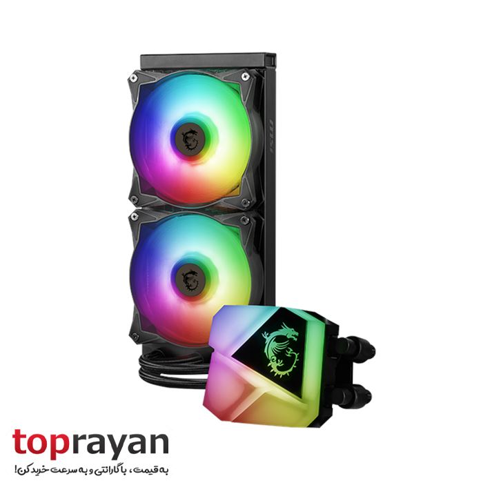 خنک کننده مایع پردازنده ام اس آی مدل MAG CORELIQUID C240 - 4