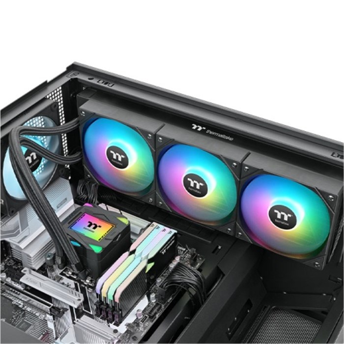 کولر پردازنده LA360 ARGB Sync AIO Black  - 5