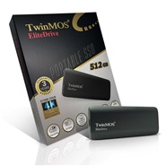 Twinmos EliteDrive USB 3.2/Type-C 512GB Portable External SSD