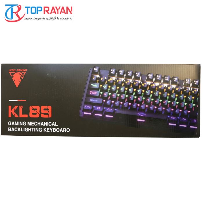 کیبورد مخصوص بازی جدل مدل KL89 Gaming RGB  - 7