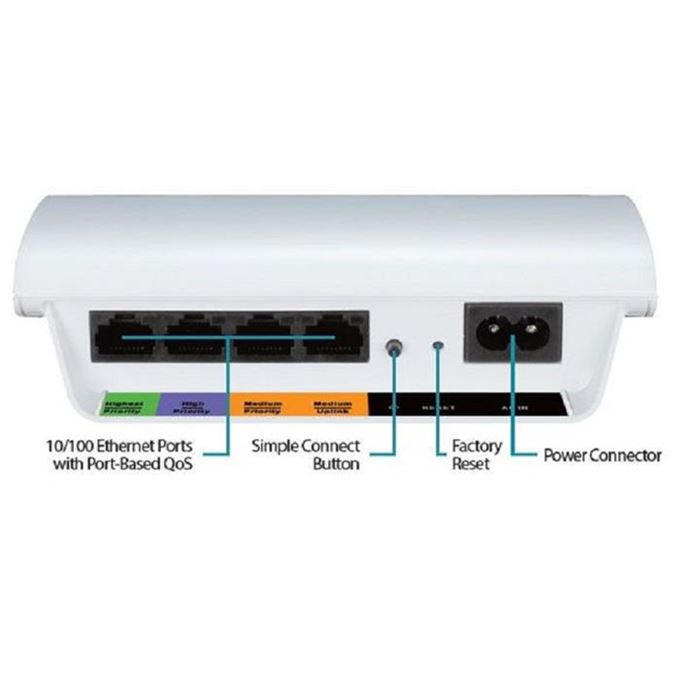 سوییچ 4 پورت پاورلاین دی-لینک مدل DHP-346AV - 3