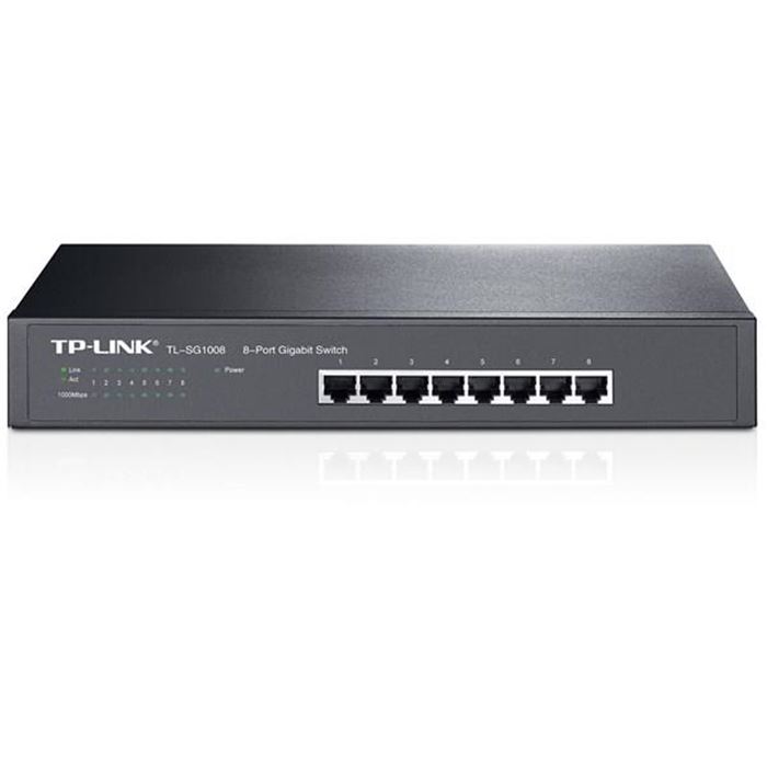 سوییچ 8 پورت گیگابیت و دسکتاپ/رکمونت تی پی-لینک مدل TL-SG1008 - 5