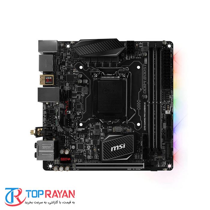 مادربرد ام اس آی مدل Z270I GAMING PRO CARBON AC - 2