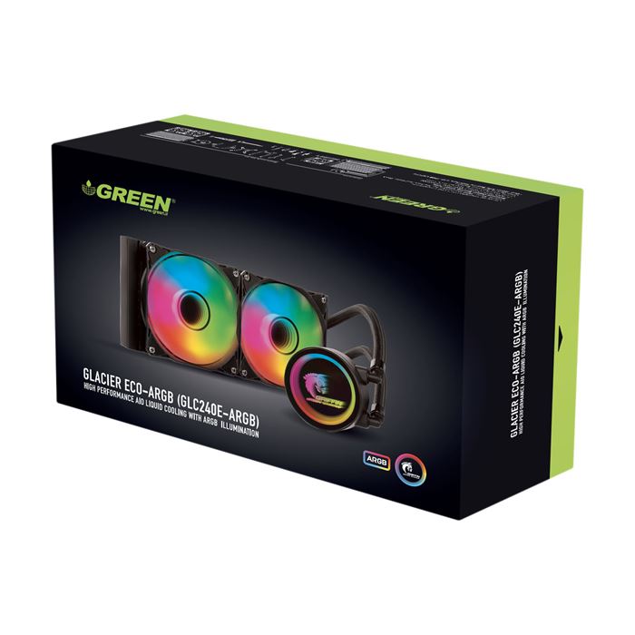 سیستم خنک کننده آبی گرین مدل GLACIER 240 ECO-ARGB - 7