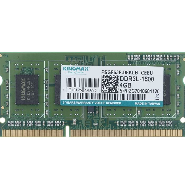 رم لپ تاپ DDR3 کینگ مکس 4 گیگابایت با فرکانس 1600 مگاهرتز - 4