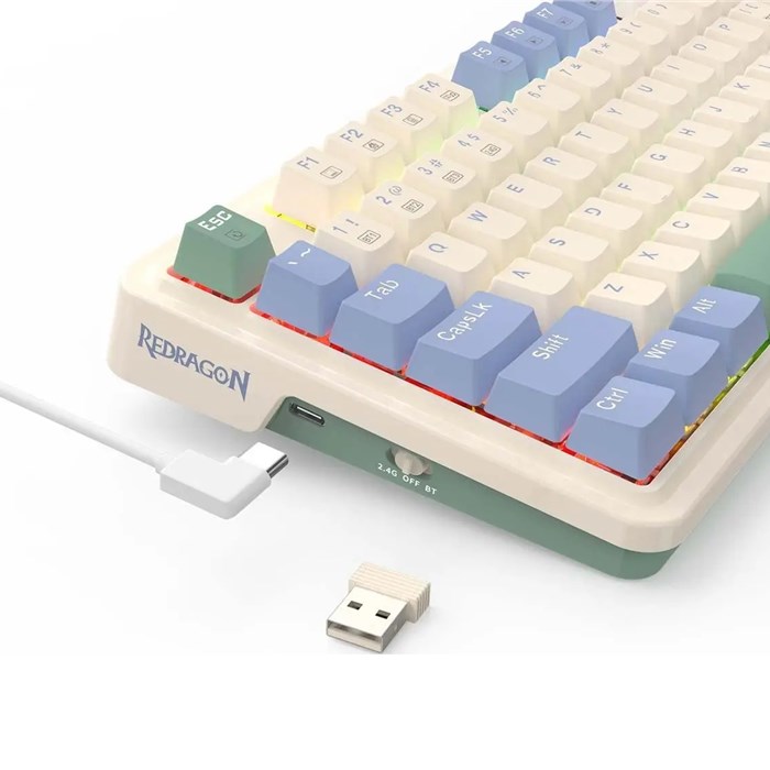 کیبورد مکانیکی ردراگون مدل Redragon K673 Pro RGB سوئیچ قرمز - 6