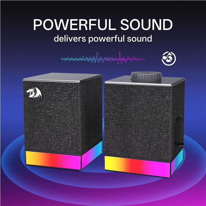 اسپیکر دسکتاپ ردراگون مدل GS517 RGB - 9