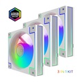 GameMax RD300 White 3x1 Kit Gaming Case Fan