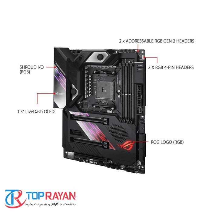 مادربرد ایسوس مدل ROG Crosshair VIII Formula - 2