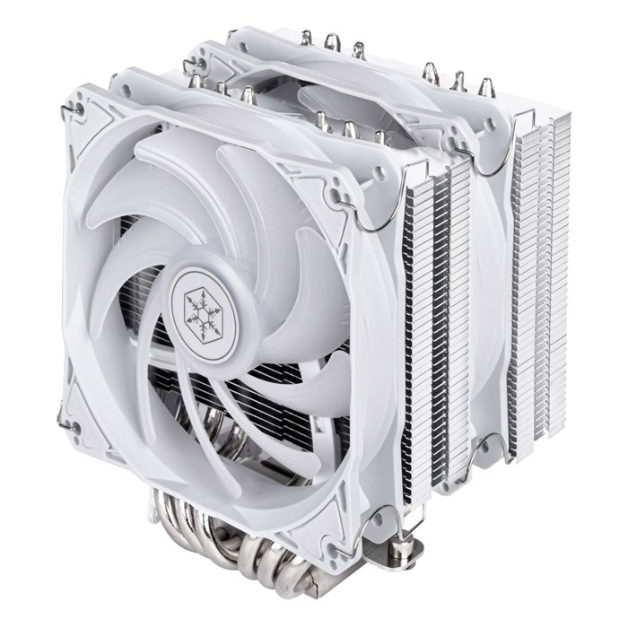 فن پردازنده سیلور استون مدل Hydrogon D120 White ARGB V2 - 3