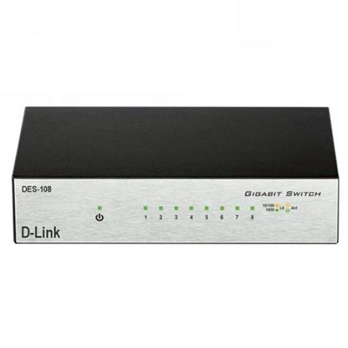 سوییچ 8 پورت دسکتاپی دی-لینک مدل DES-108 - 4