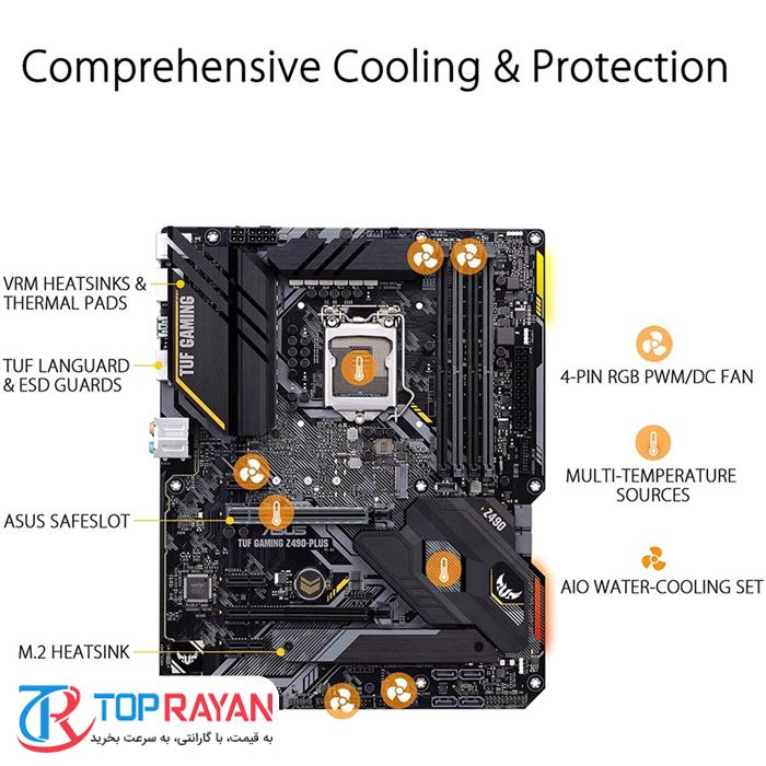 مادربرد ایسوس TUF GAMING Z490-PLUS - 4