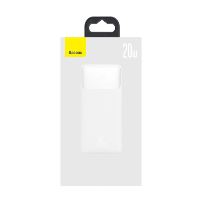 پاوربانک باسئوس مدل Bipow Digital Display White ظرفیت 30000 میلی‌آمپر 20 وات - 4
