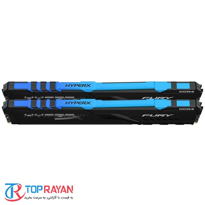رم کینگستون سری HyperX Fury RGB با ظرفیت 16 گیگابایت و فرکانس 3200 مگاهرتز  - 4