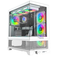 Twisted Minds Phantek-07 White Mid-Tower Gaming Computer Case