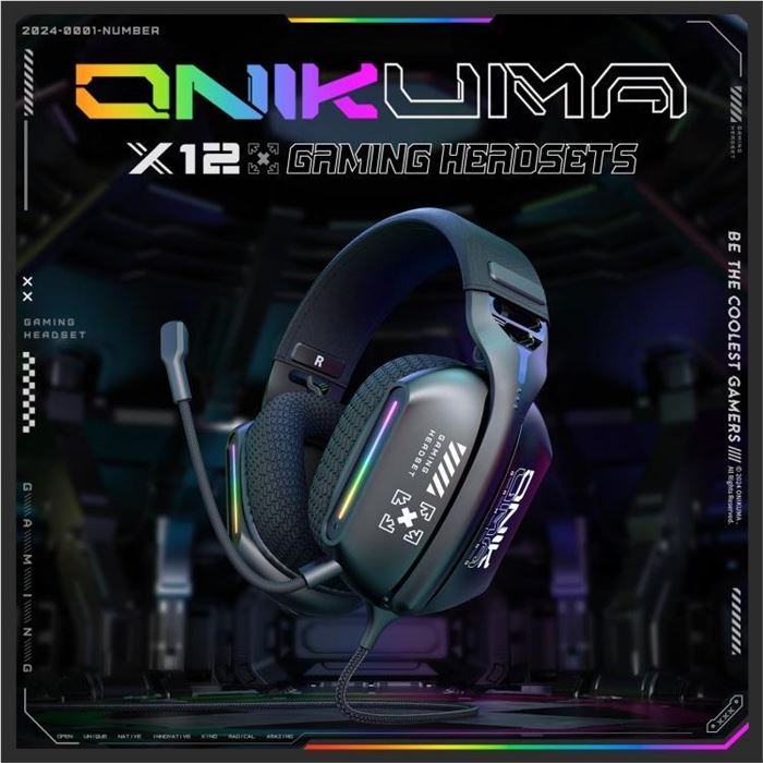 هدست گیمینگ اونیکوما مدل X12 RGB - 5