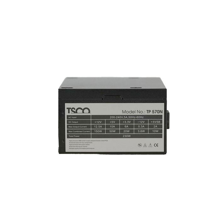 منبع تغذیه کامپیوتر تسکو مدل TP 570N - 8