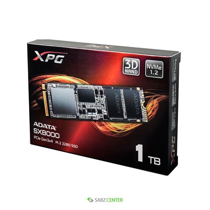 حافظه SSD ای دیتا مدل SX8000NP-1TM-C ظرفیت 1 ترابایت - 8