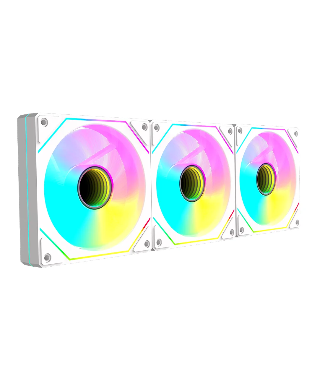 فن کیس سه عددی ردراگون سفید مدل GC-F015W - 2