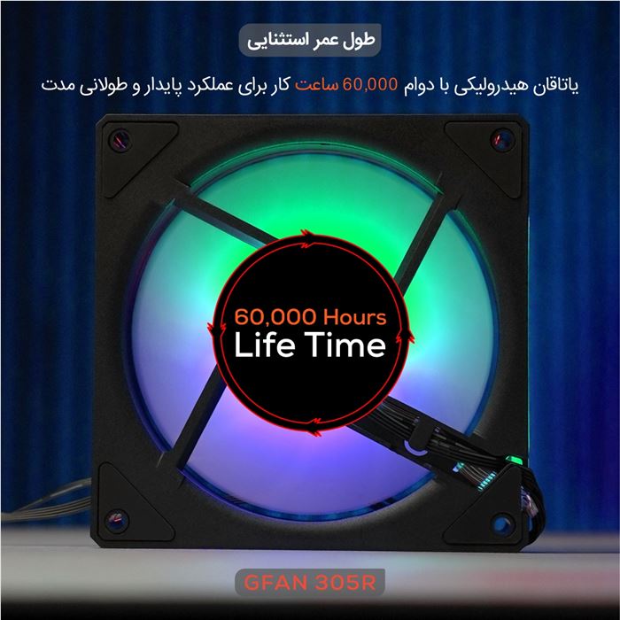 فن کیس تسکو مدل GFAN 305R Skadi Lux Reverse Blade 3IN1 - 11