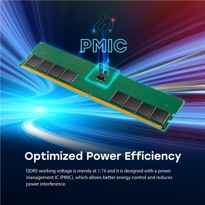 رم کامپیوتر DDR5 تک کاناله 5600 مگاهرتز CL46 ترنسند ظرفیت 8 گیگابایت - 4