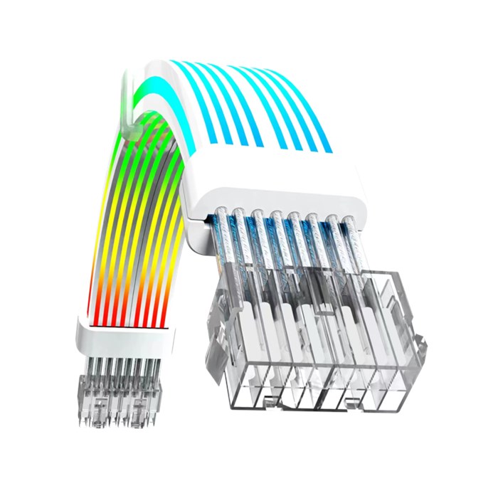 کابل اسلیو گیم مکس VGA/CPU 2x8pin White - 3
