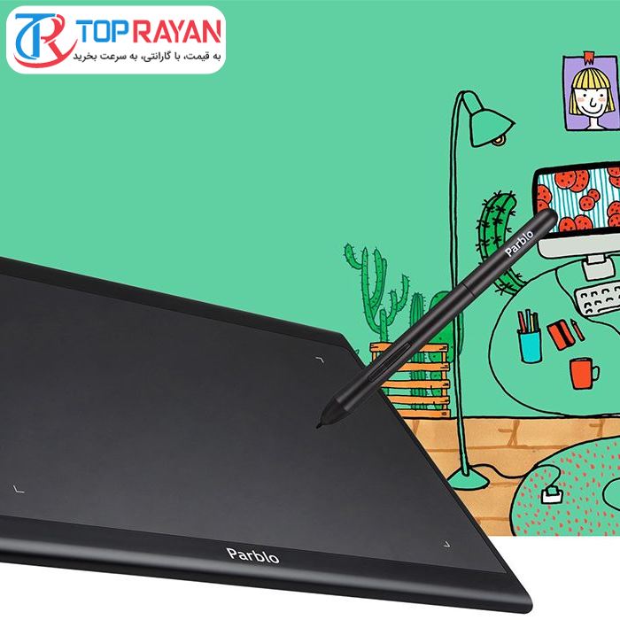قلم نوری پاربلو مدل A610 Plus - 13