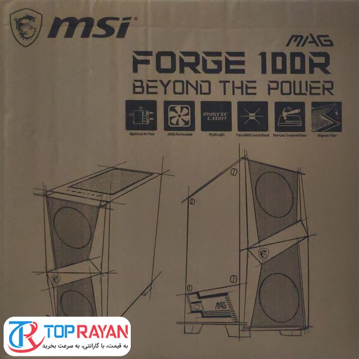 کیس ام اس آی مدل MAG Forge 100R - 6
