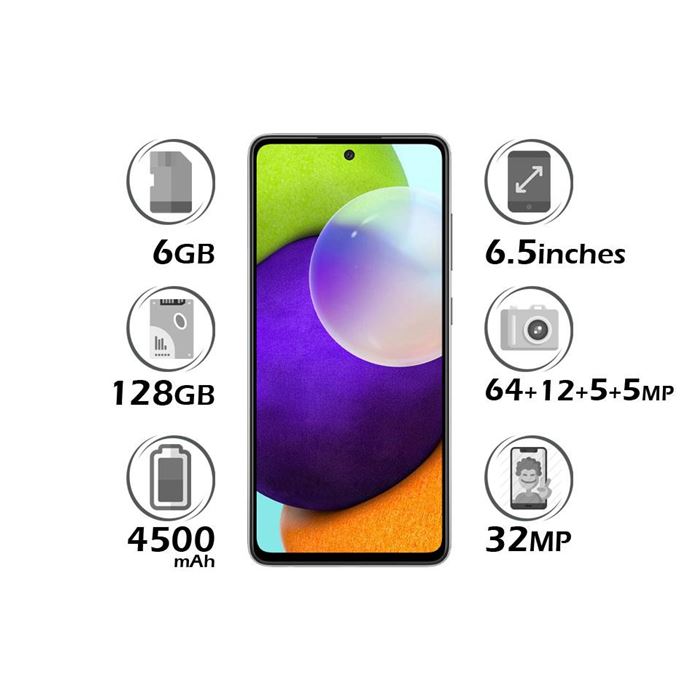 گوشی موبایل سامسونگ مدل Galaxy A52 5G ظرفیت 128 گیگابایت و 6 گیگابایت رم - 4
