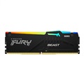 Kingston Fury Beast RGB 16GB 6000Mhz DDR5 CL40 DIMM Single Channel Desktop Memory 