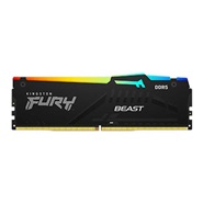 Kingston Fury Beast RGB 16GB 6000Mhz DDR5 CL40 DIMM Single Channel Desktop Memory 