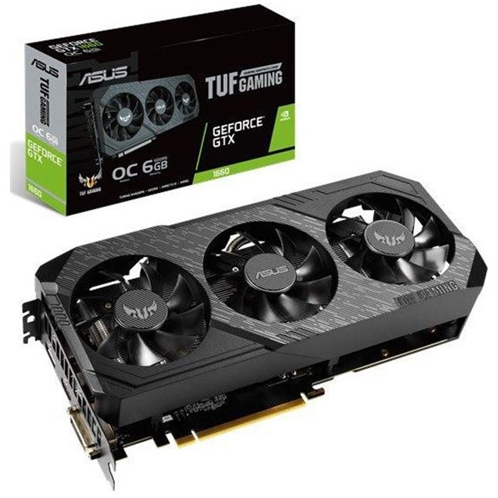 کارت گرافیک ایسوس مدل TUF۳-GTX۱۶۶۰-O۶G-GAMING با حافظه ۶ گیگابایت