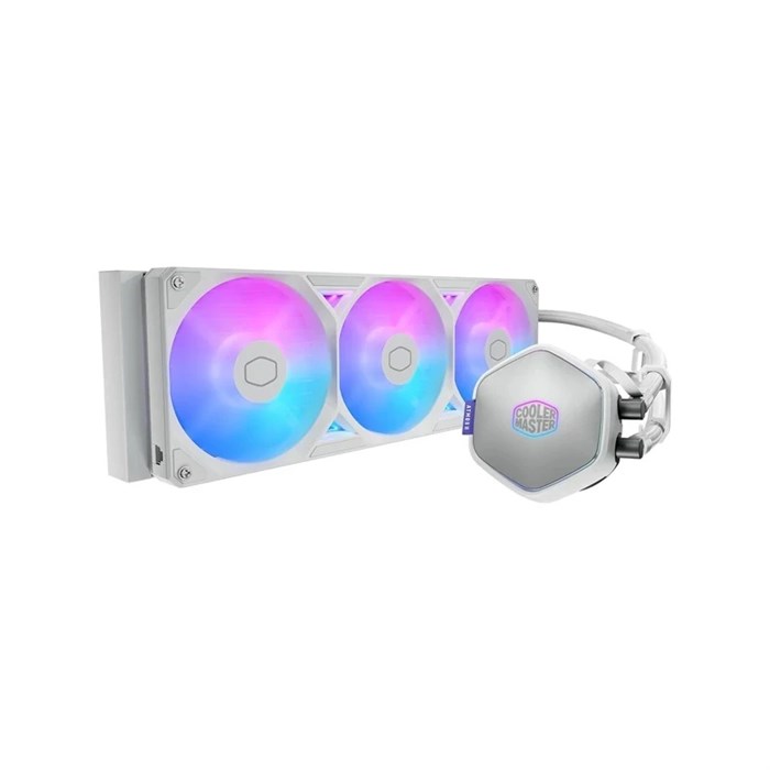 خنک کننده مایع پردازنده کولر مستر مدل MASTERLIQUID 360mm ATMOS II White - 4
