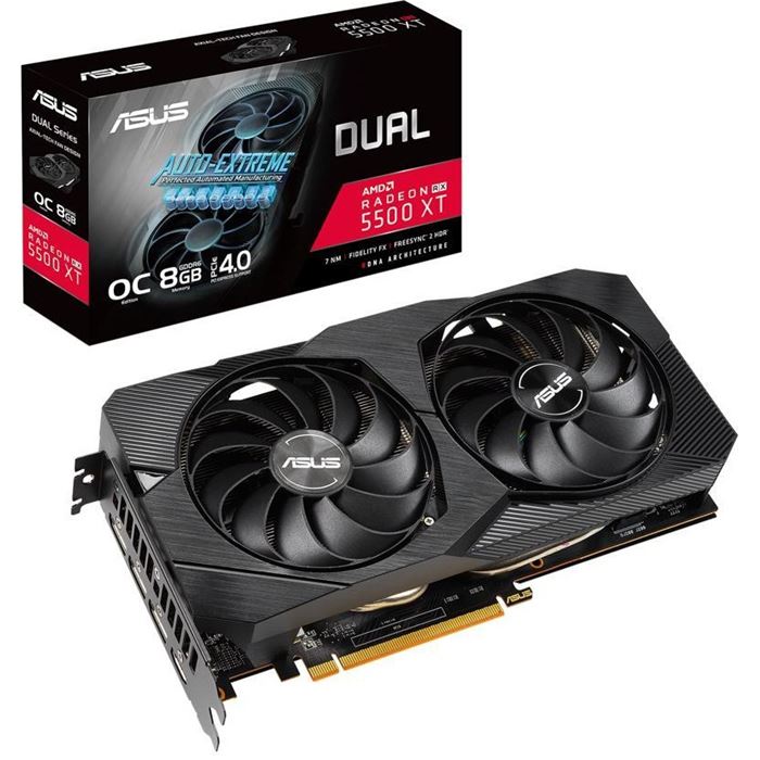 کارت گرافیک ایسوس مدل DUAL-RX5500-O8G-EVO با حافظه ۸ گیگابایت